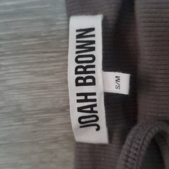 Joah Brown Structured Ribbed Bralette in Smoke - S/M in excellent condition - Picture 9 of 10